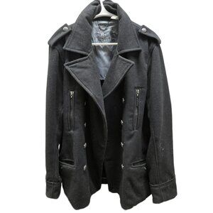 ENERGIE WOOL PEA COAT XXL WARM STYLISH MENS JACKET COAT. EXCELLENT CONDITON